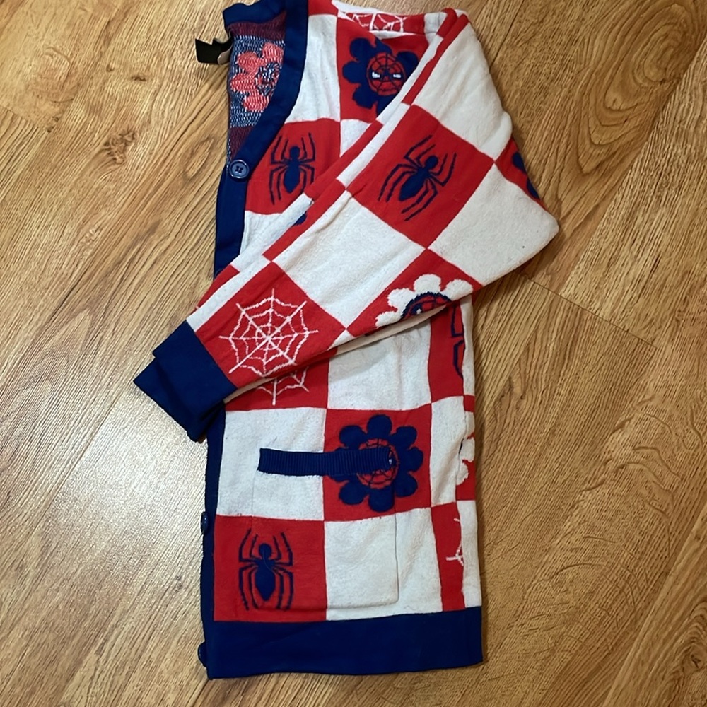 Spider-Man cardigan Marvel x Box Lunch